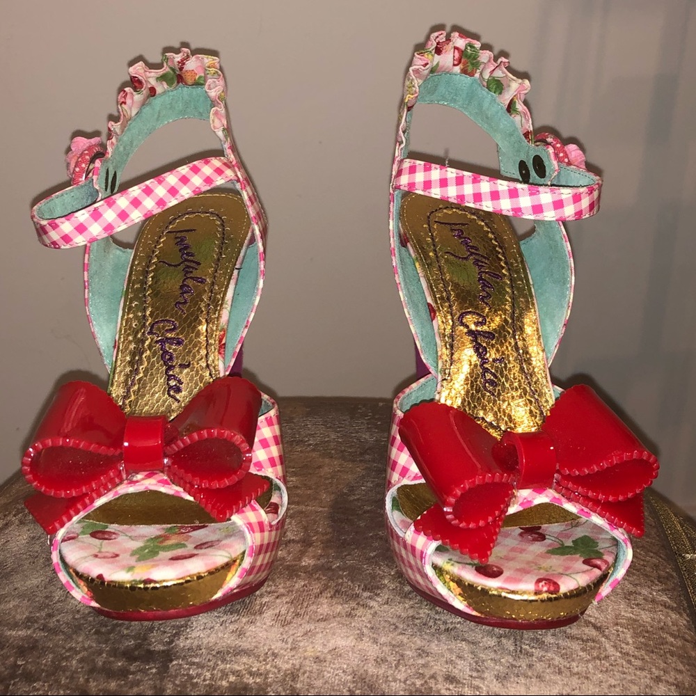 Irregular Choice ‘Love Bug’ Fabric Dress Shoe
